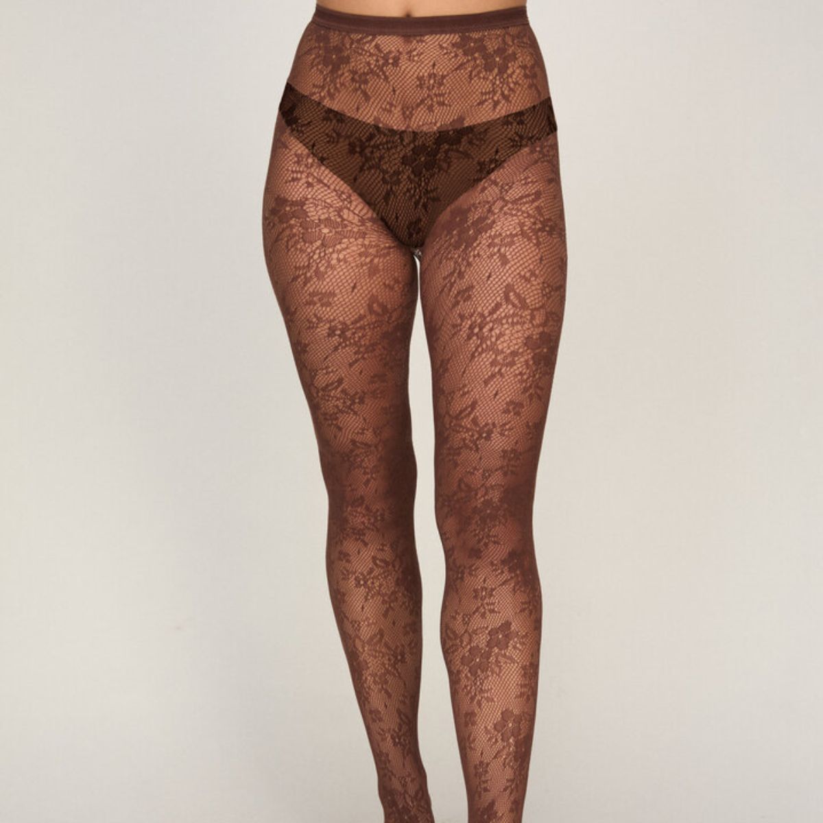 Hunkemöller strømpebukser, brun - 306931 - Chicory Coffee - Chicory Coffee