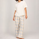 Hunkemöller pyjamas, creme - 307164 - brunnera blue - Brunnera Blue