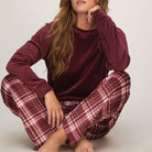 Hunkemöller pyjamas, bordeaux - 307192 - Tawny Port - Tawny Port
