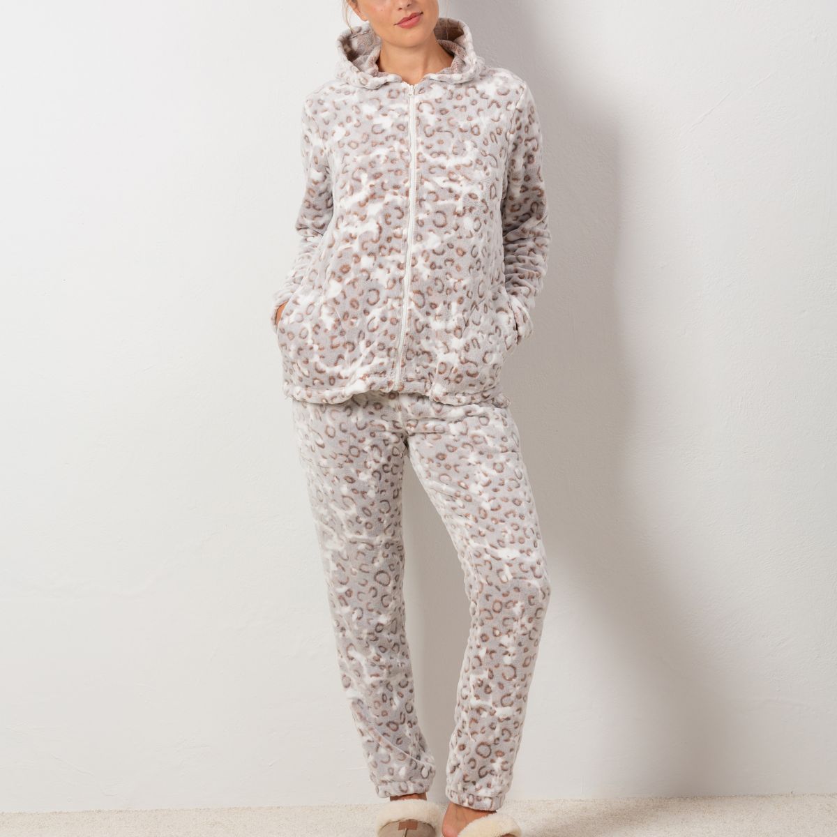 Trofé homewear, leopard - 56209 - 2500 - Brown