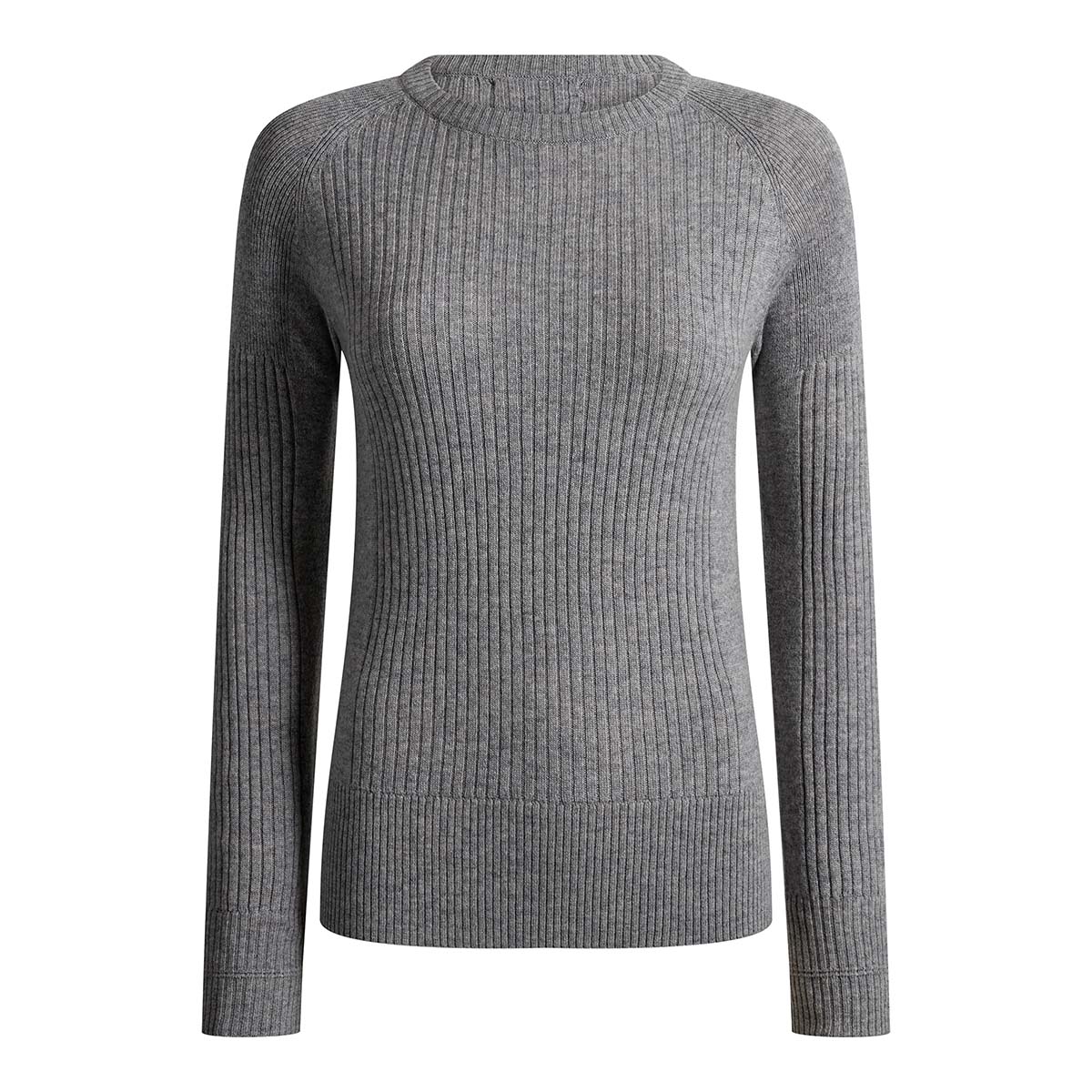 Copenhagen Cartel Aveline striktrøje, grå - 166061 - Grey Melange - Grey Melange