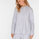 CCDK Mary natskjorte, lyseblå - 61484 - 6105 - Eventide Stripe