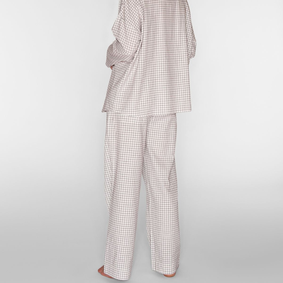 CCDK Marion pyjamas, hvid - 61487 - 1034 - Whisper White Check