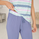 Lady Avenue Bamboo - Blue Lilac Aquarel - 62-615-685