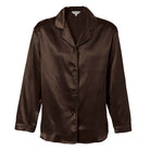 Lady Avenue Satin pyjamas, brun - 66756 - 2900 - Dark Coffee