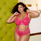 Elomi Darcie plunge BH, pink - EL302902 - AZA - Azalea