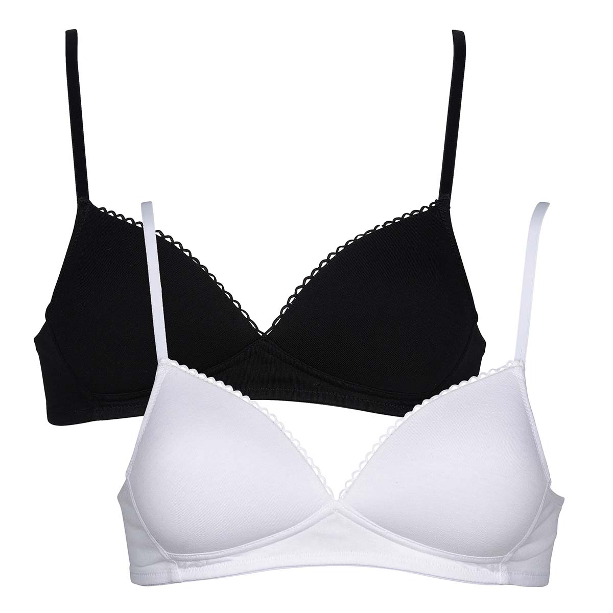 After Eden My Basic 2-pak BH uden bøjle, multi - 80.04.0001 - 017 - Black / White