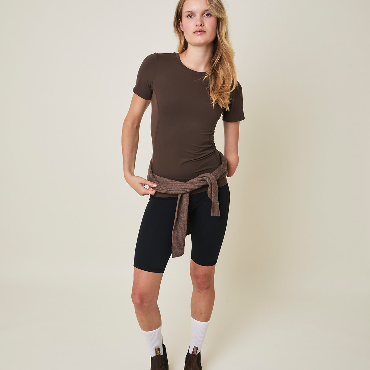 Copenhagen Cartel Ally trænings-t-shirt, brun - 166020 - Arabica - Arabica