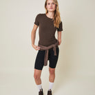 Copenhagen Cartel Ally trænings-t-shirt, brun - 166020 - Arabica - Arabica