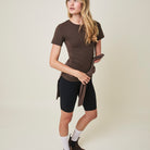 Copenhagen Cartel Ally trænings-t-shirt, brun - 166020 - Arabica - Arabica