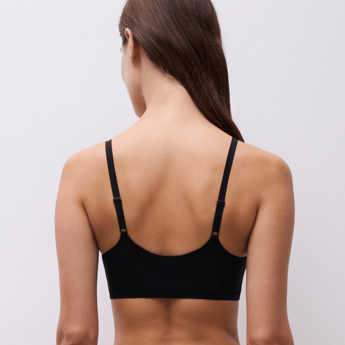 Chantelle Softstretch bralette BH, sort - C11D20 - E67 - Midnight Monogram
