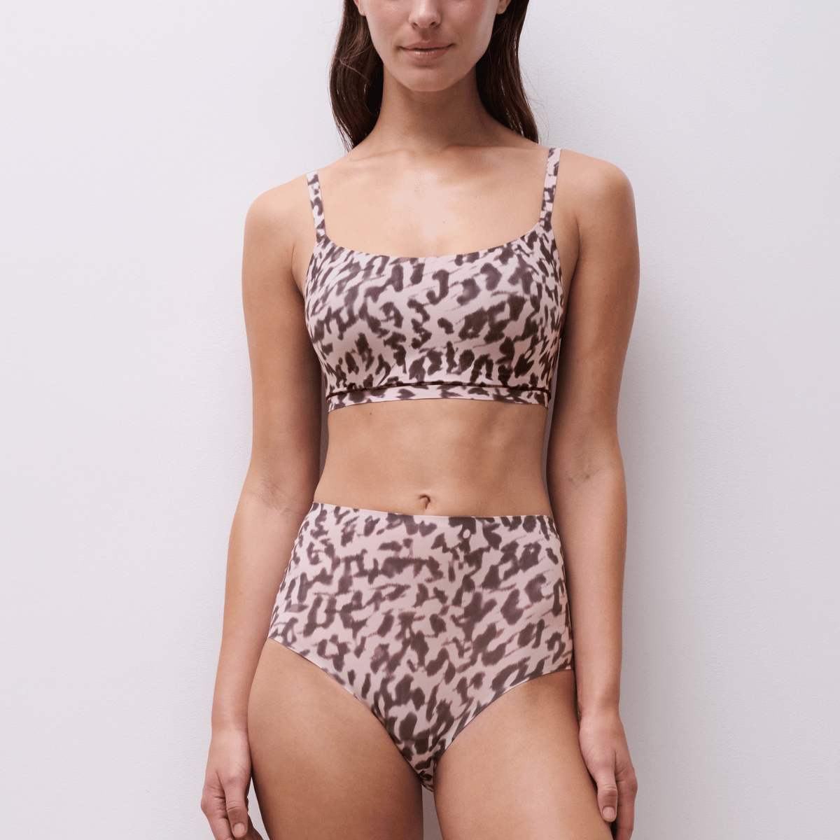 Chantelle SoftStretch maxi trusse, lyserød - C11D70 - E46 - Blurry Panther