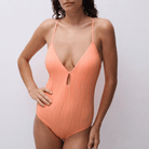 Chantelle Pulp Swim badedragt uden bøjle, orange - C12VUA - C76 - Bright Melon