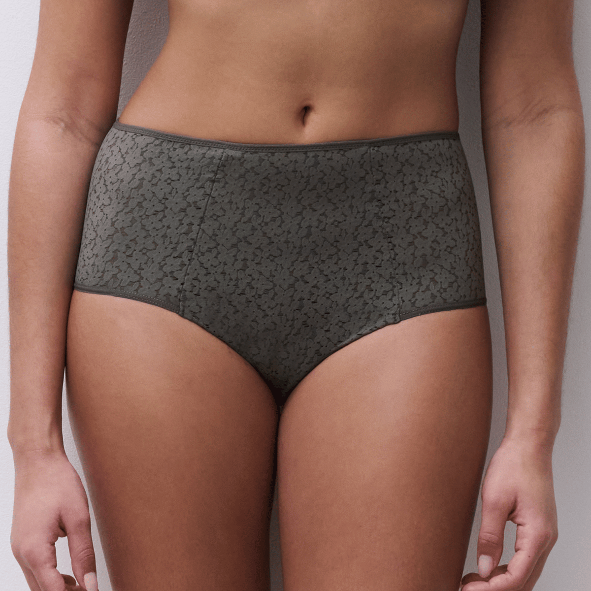 Chantelle EasyFeel Norah maxi trusse, grå - C13F30 - 09W - Vert Argile