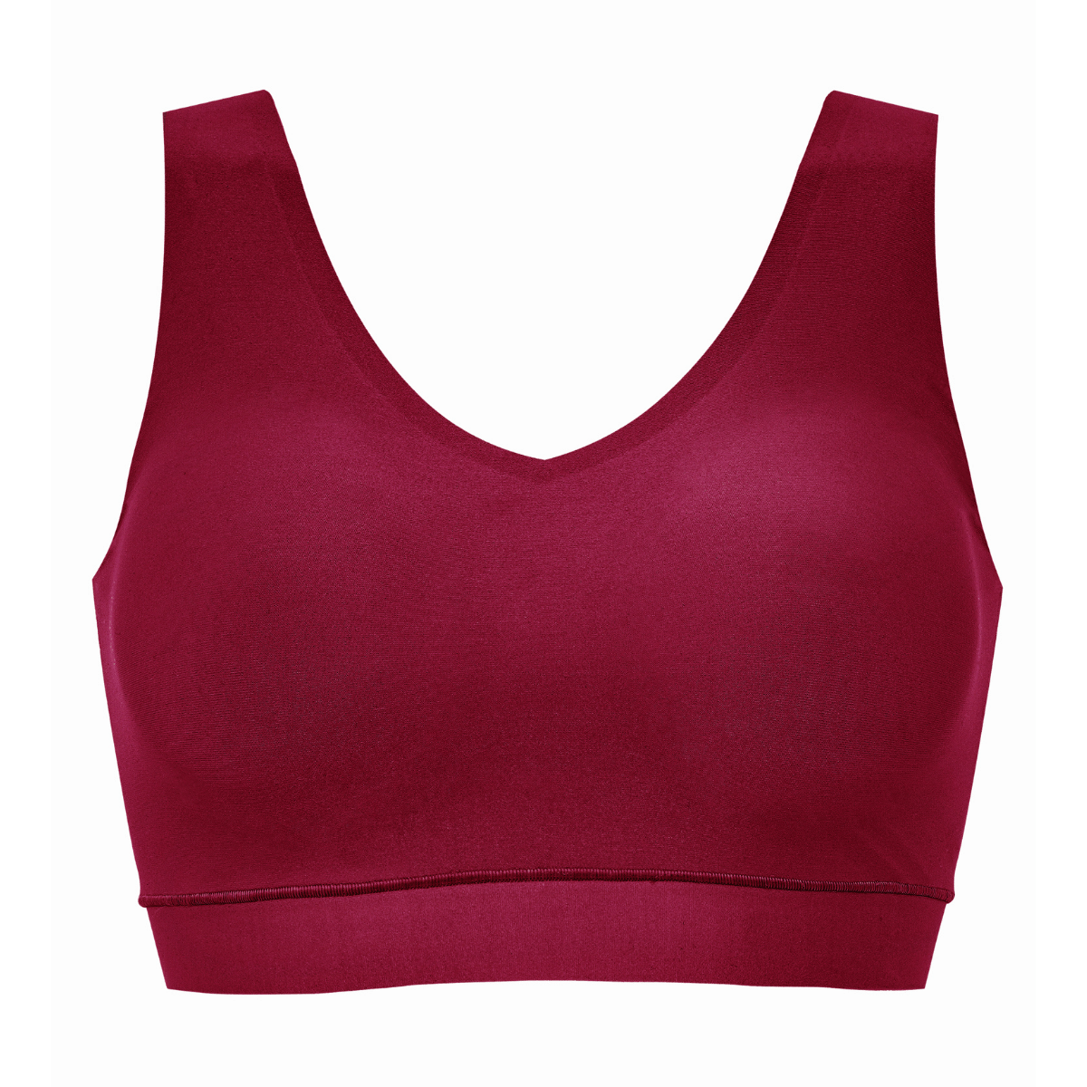 Chantelle SoftStretch BH top, rød - C16A10 - 020 - Red Raspberry / Sedona