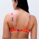Chantelle Icon bikini top med bøjle, orange - C16VM0 - A01 - Painted Flowers
