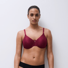 Chantelle Magnifique BH med bøjle, rød - C18910 - 020 - Red Raspberry / Sedona