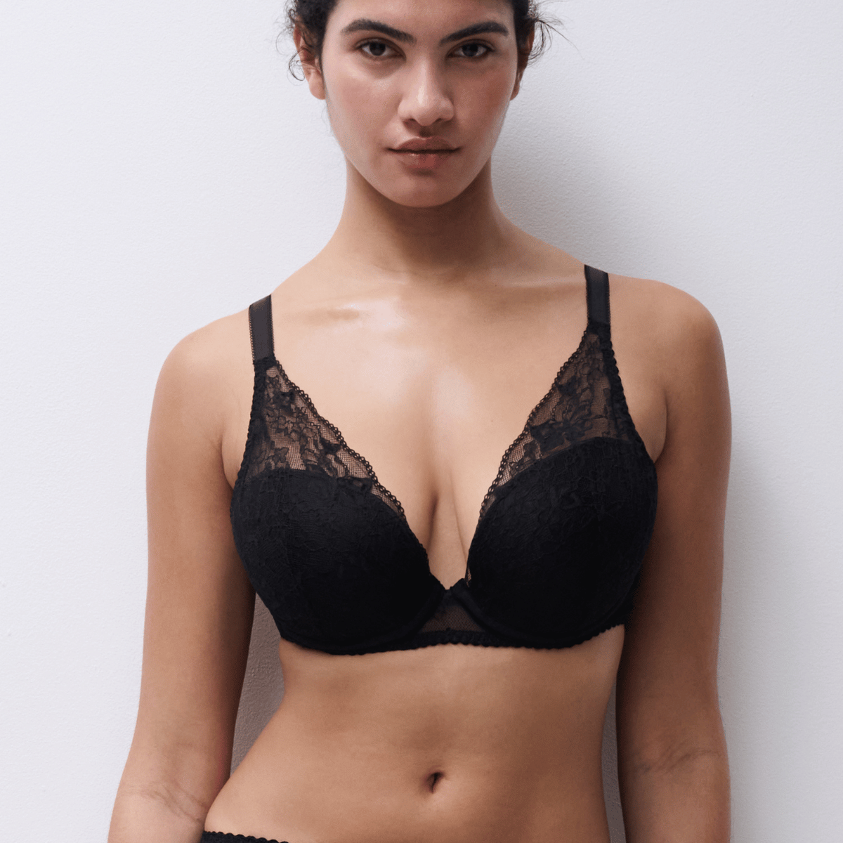 Chantelle Pulp Kiss plunge BH, sort - C1AMNA - 011 - Black