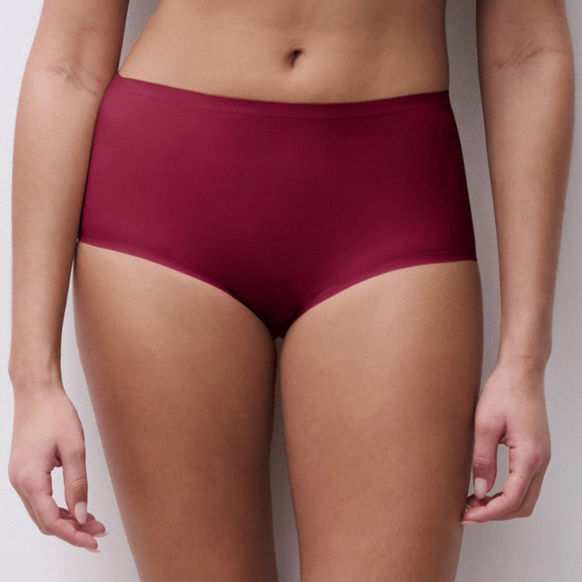 Chantelle SoftStretch maxi trusse, rød - C26470 - 020 - Red Raspberry / Sedona