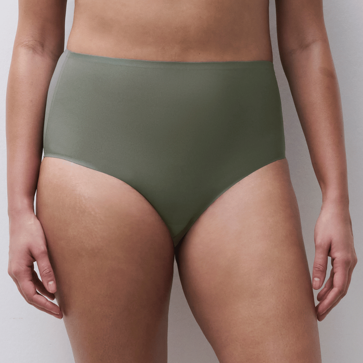 Chantelle SoftStretch maxi trusse, grå - C26470 - 09W - Vert Argile