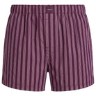 Calvin Klein shorts, lilla - LV00QS7596 - 4I7 - Bespoke Stripe+Dark Purple