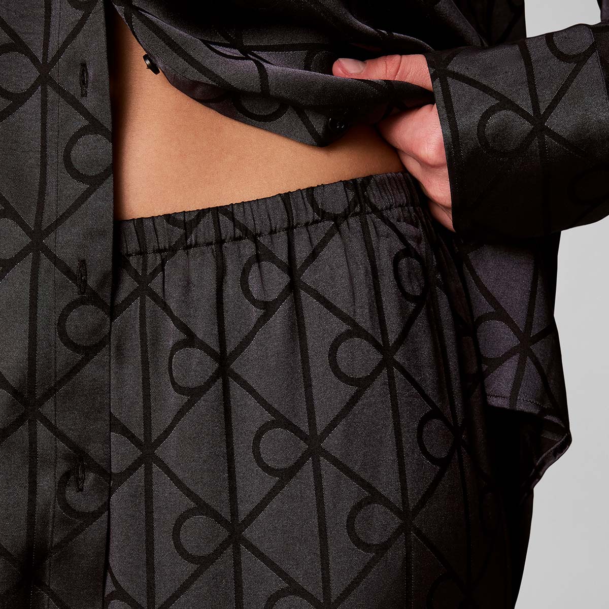 Calvin Klein pyjamas, sort - lv00qs7729 - ZN1 - Black