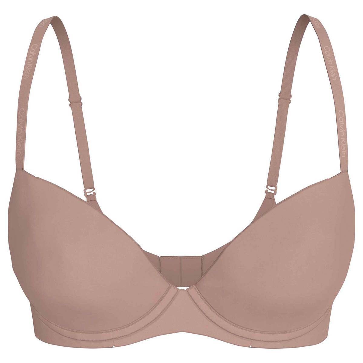 Calvin Klein Perfectly Fit BH med bøjle, beige - LV00QF8903 - 7NS - Cedar