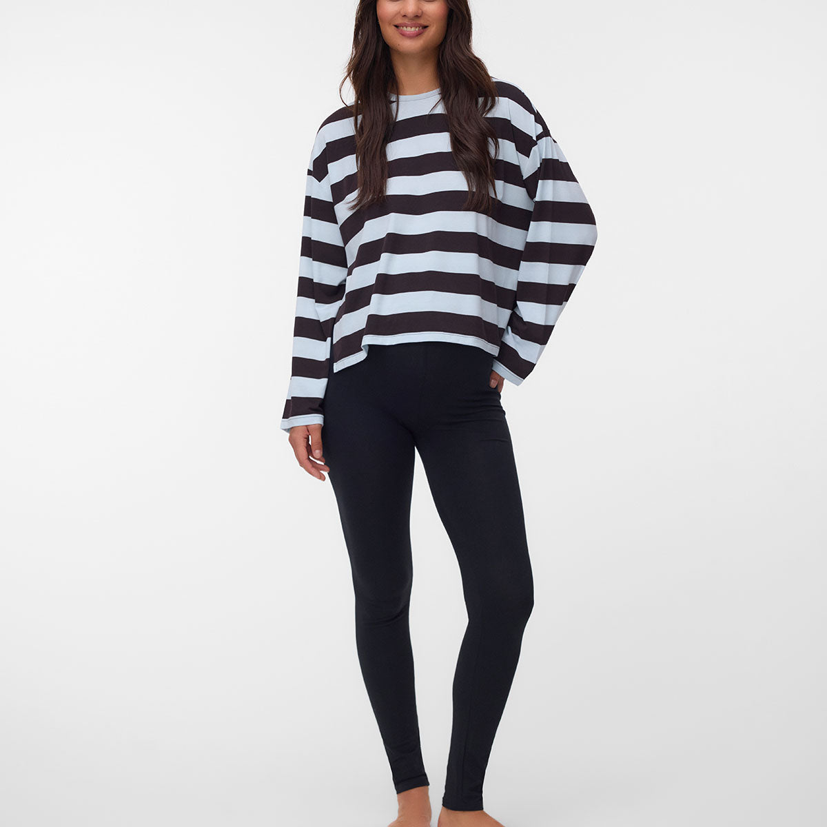 Mamalicious MLemma 2-pak graviditetsleggings, multi - 20016844 - Black/hot Fudge - Black/hot Fudge