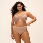 Elomi Smooth BH med bøjle, beige - EL4301 - SAH - Sahara