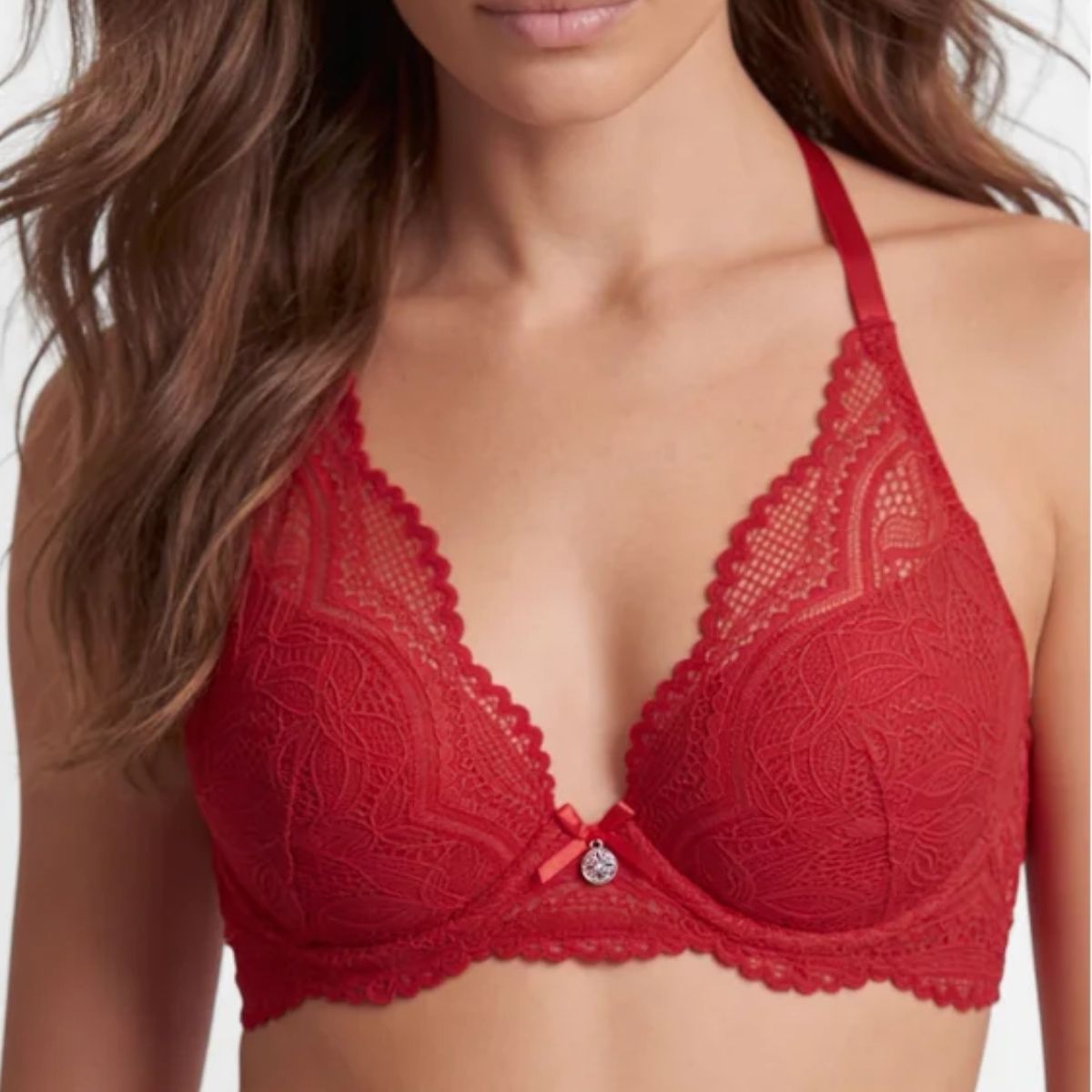 Lascana Nuance Vivianna push-up BH, rød - VA-66-PB - red - Red
